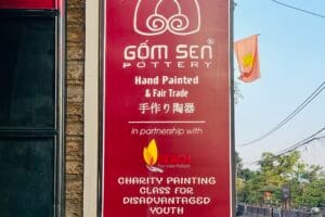 A local craft workshop to raise funds for charity- Gom Sen pottery
