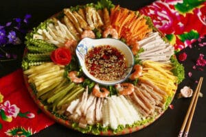 Pho roll a traditional specialty in Hanoi