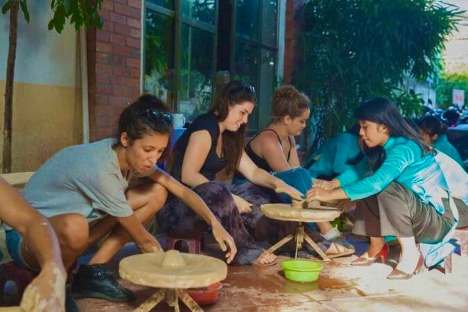 Hands-on pottery experience in Bat Trang village