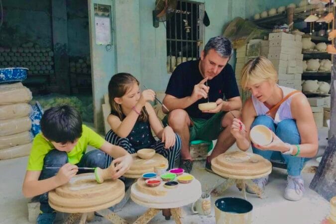 Hands-on pottery experience in Bat Trang village
