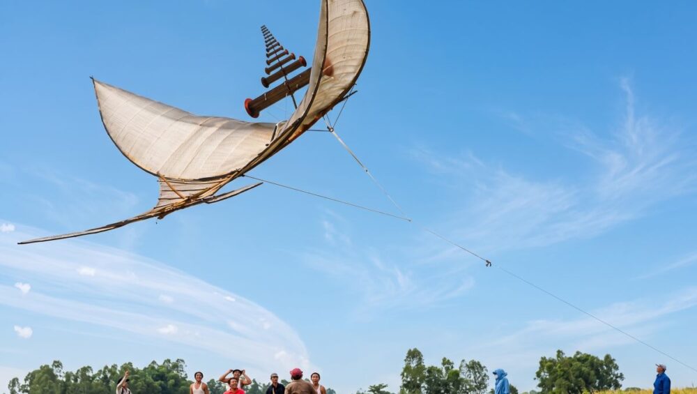 Kite Making Experience Hanoi - : art of wind ba duong noi village