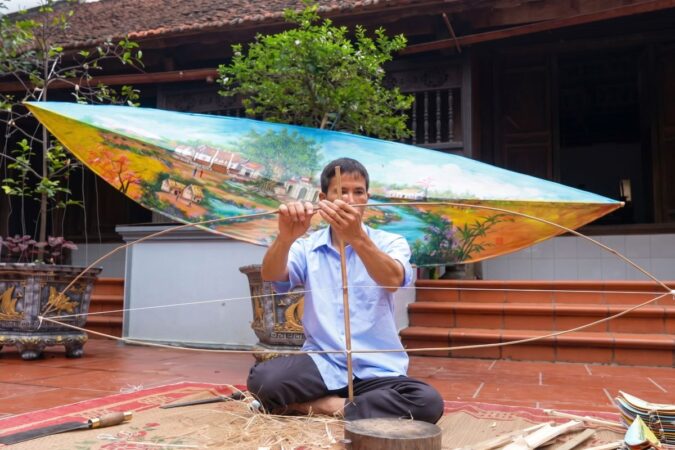 kite making workshop hanoi artisan