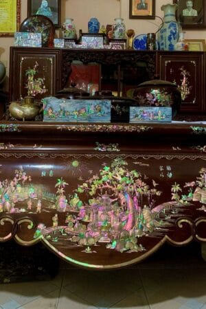 luxury mother of pearl inlay altar
