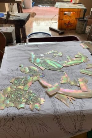 mother of pearl preparation craft village process