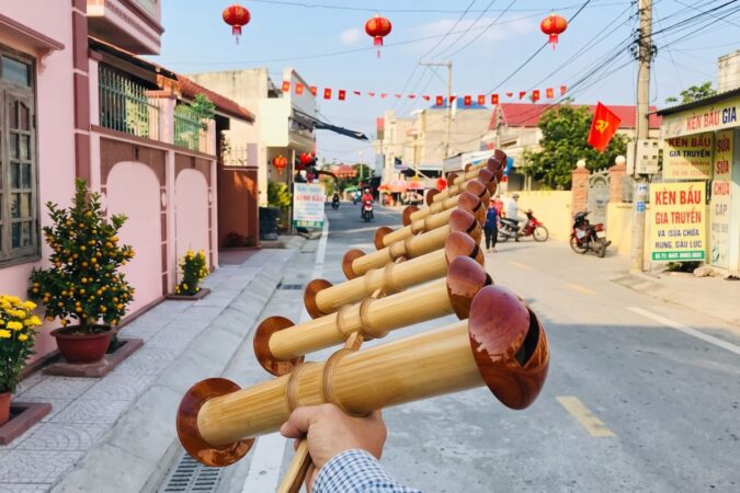 unique bamboo flute hanoi
